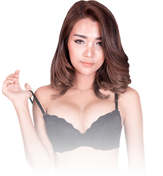 seductive korean woman in black bra